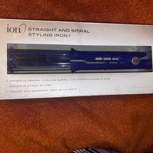 Brand new spiral iron and flat iron